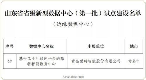 酷特智能入選山東首批省級新型數據中心試點，夯實AI基礎資源與技術高地